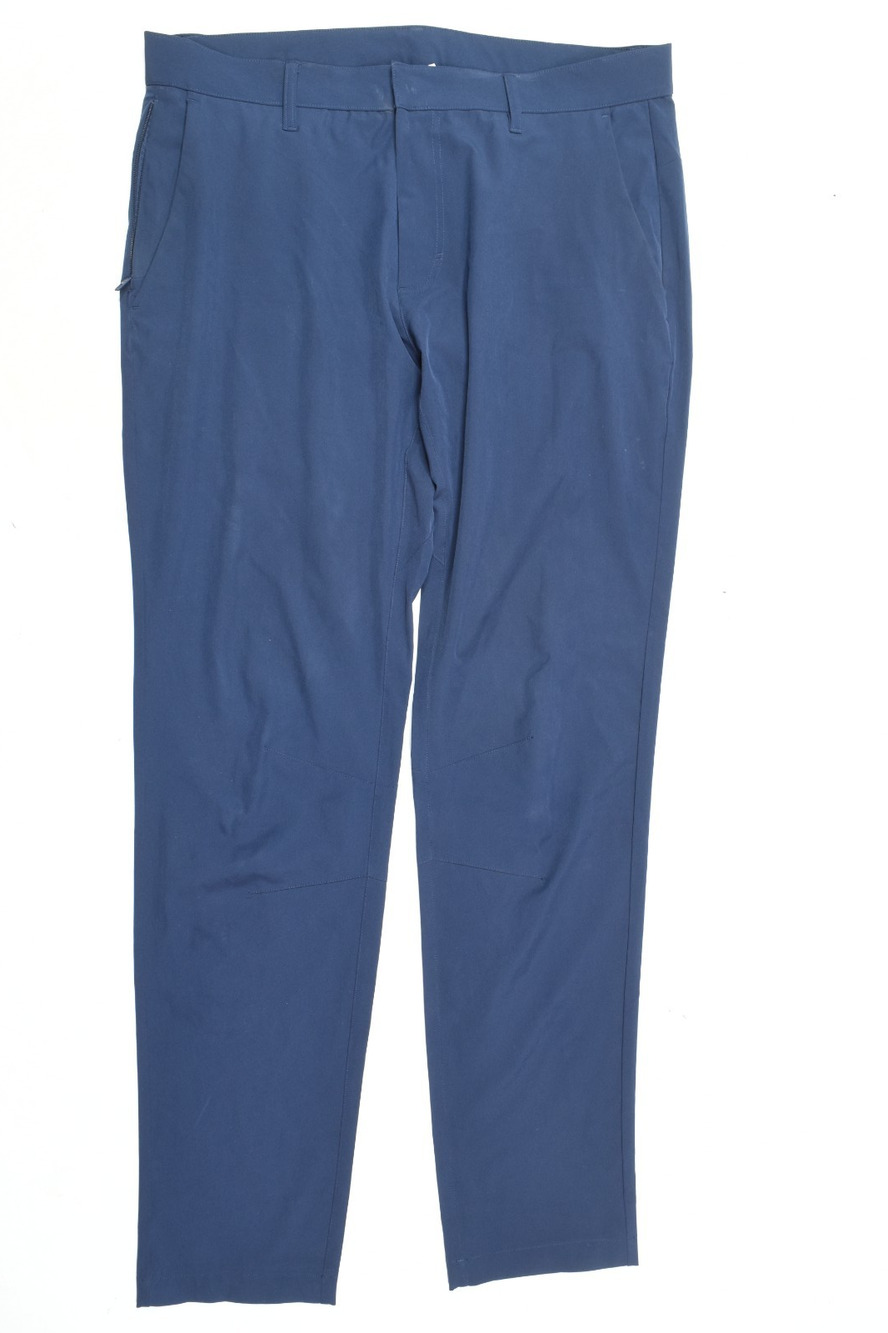 Fabletics The Only Pants Mens 34x34 Blue Lightweight Stretch Slim Fit Golf
